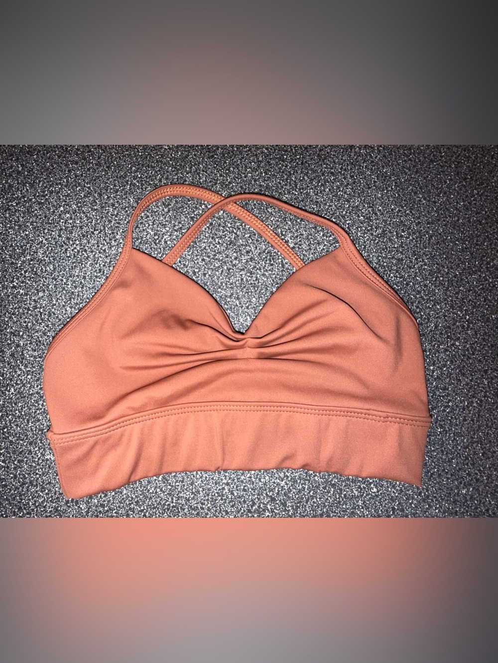 Tiger Friday Dance Bra Top Rust/Brown Color Size Child Large